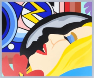 Tom Wesselmann - Bedroom Face With Lichtenstein