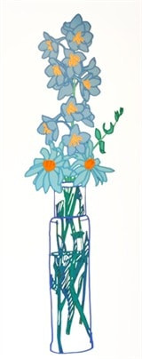 Tom Wesselmann - Delphinium and Daisies