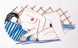 Tom Wesselmann - Monica Asleep On Blanket