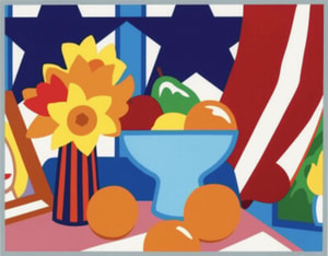 Tom Wesselmann - Still Life With Blowing Curtain (Red)