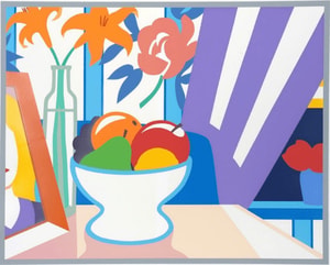 Tom Wesselmann - Still Life With Lilies and Mixed Fruit