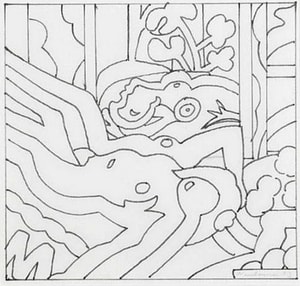 Tom Wesselmann - Sunset Nude With The Dream Study