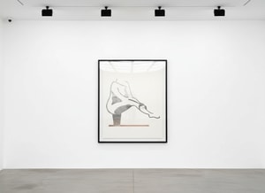 Alex Katz - Dancer 4 outline