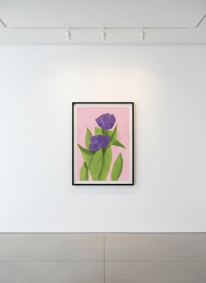 Alex Katz - Purple Tulips 2