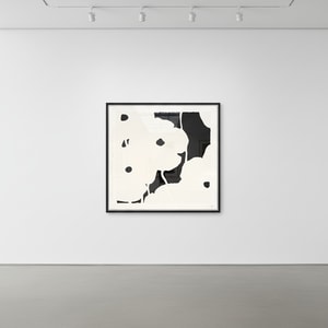 Donald Sultan - White Poppies, Aug 17