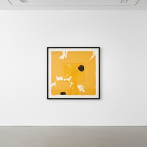 Donald Sultan - Yellow Poppies, Sept 7