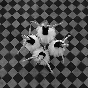 Tyler Shields - Four Ballerinas