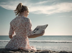 Tyler Shields - Girl Reads about the Death of James Dean