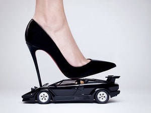 Tyler Shields - Lamborghini High Heel