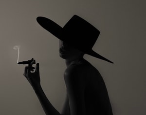 Tyler Shields - Lipstick Cigarette II