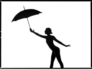 Tyler Shields - Umbrella Silhouette II