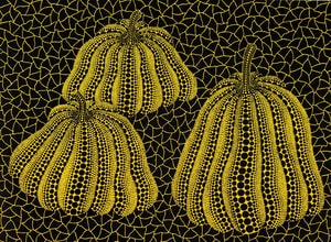 Yayoi Kusama - Three Pumpkins