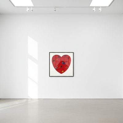 Damien Hirst - All you need is love, love, love (Diamond Dust), 2009