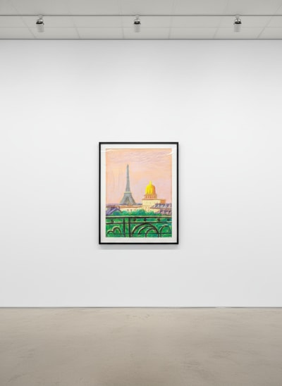 David Hockney - Eiffel Tower by Day, 2010