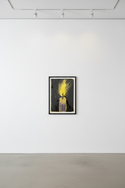 David Hockney - Flame, 2009