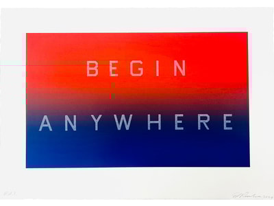 Ed Ruscha - Begin Anywhere, 2024
