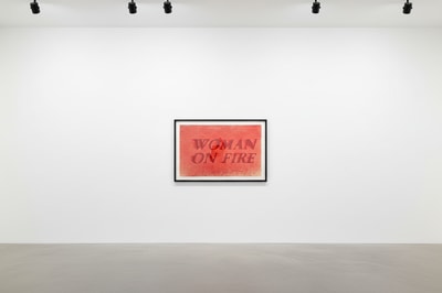 Ed Ruscha - Woman on Fire, 2024