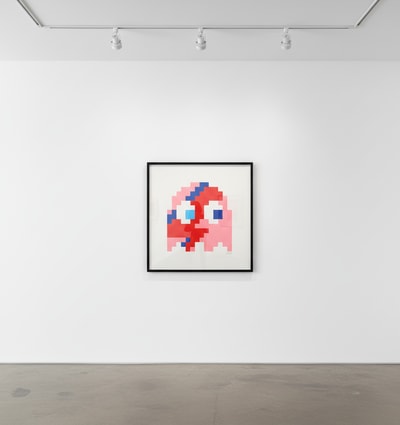 Invader - Aladdin Sane Clyde (Pink), 2014