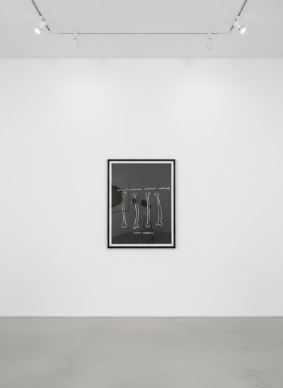 Jean-Michel Basquiat - Right Humerus, from Anatomy, 1982