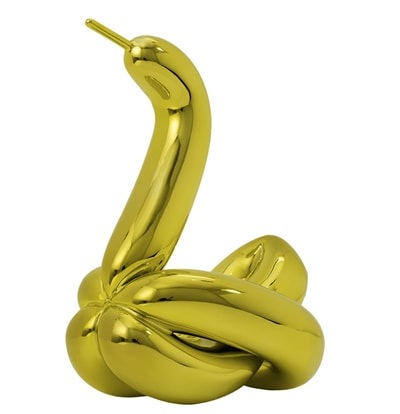 Jeff Koons - Balloon Swan (Yellow), 2017