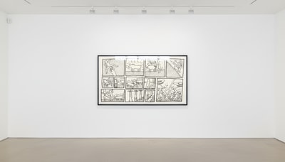 Keith Haring - Blueprint Drawing 1 (Littmann PP. 174 - 175), 1990                                   1990