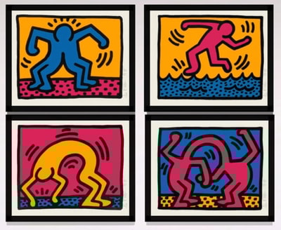 Keith Haring - Pop Shop II (Littmann PP. 96-97), 1988
