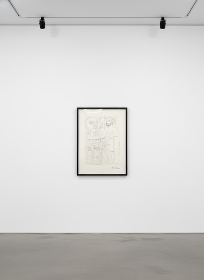 Pablo Picasso - Sculpteur et Deux Têtes sculptées (La Suite Vollard), 1939