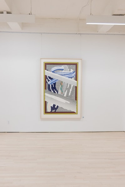 Roy Lichtenstein - Reflections on Expressionist Painting (C. 255), 1965