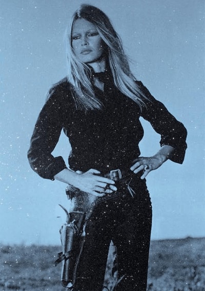Russell Young - Brigitte Bardot Cowgirl Blue, 2023