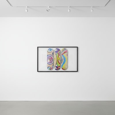 Takashi Murakami - Flowers Set Of 3 Skateboard Decks, 2017