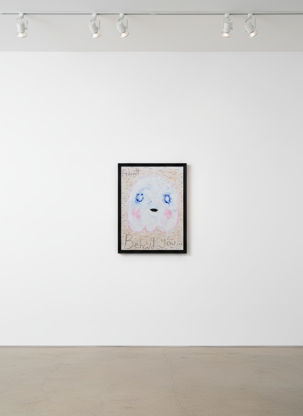 Adam Handler - Behind You Ghost, 2021, Oil stick on canvas