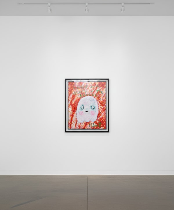 Adam Handler - Caught Your Scent Ghost, 2021, Oil stick on canvas