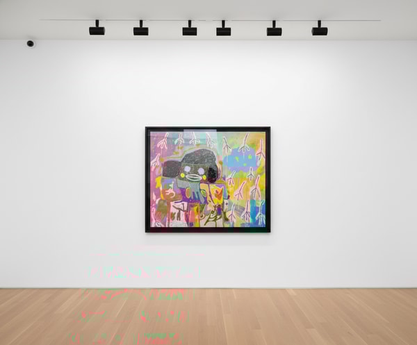 Adam Handler - Flower Girl, 2025, Oil stick and acrylic on canvas