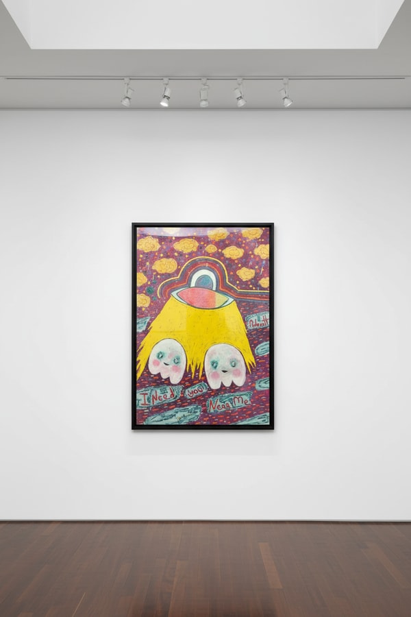 Adam Handler - Need You Near Me Abduction, 2022, Oil stick and acrylic on canvas