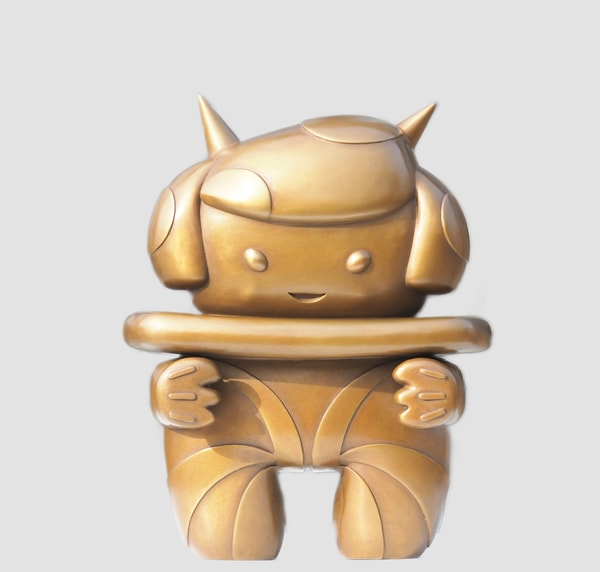 Adam Handler - Toki Girl Sculpture, 2025, Bronze hand-cast sculpture