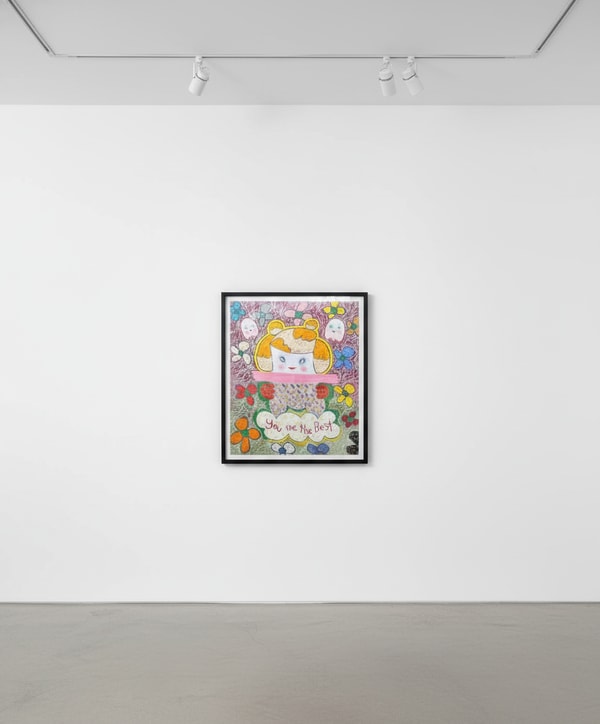 Adam Handler - You Are The Best Pajama Girl, 2022, Oil stick and acrylic on canvas