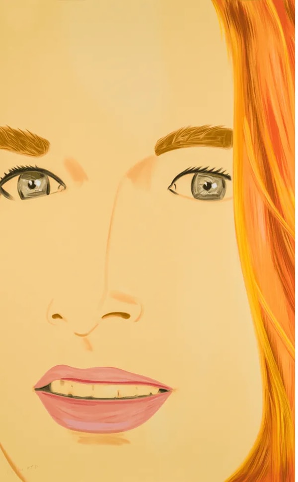 Alex Katz - Ariel 2, 2021, Silkscreen on Saunders Waterford 425 gsm fine art paper