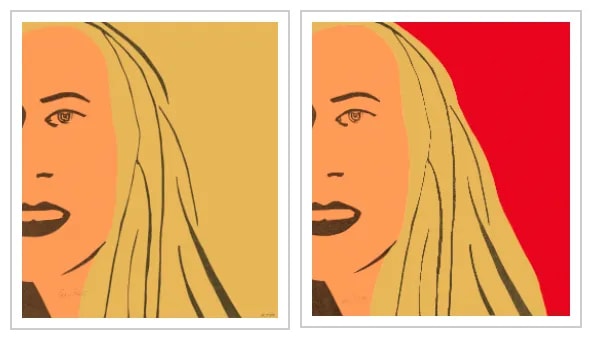 Alex Katz - Ariel 4 & 5, 2021