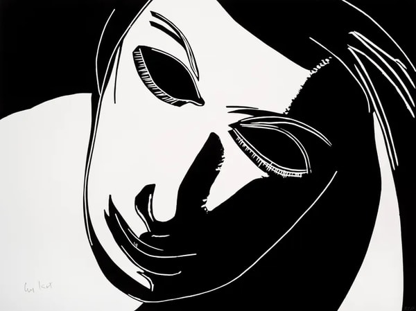 Alex Katz - Black and White Dancer, 2021
