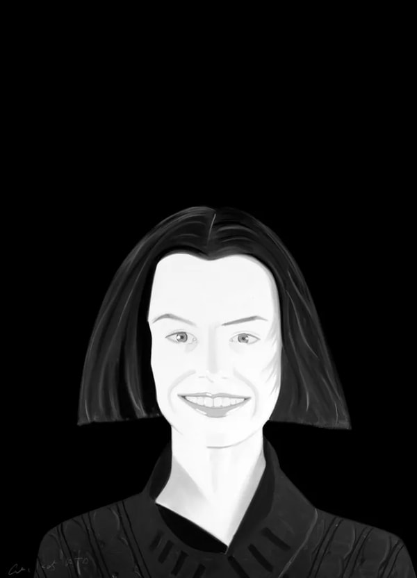 Alex Katz - Katryn, 2017, Archival pigment inks on Crane Museo Max 365 gsm fine art paper