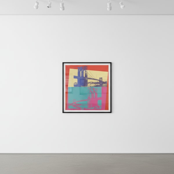 Andy Warhol - Brooklyn Bridge F.S. II 290, 1983, Screen print on Lenox Museum Board