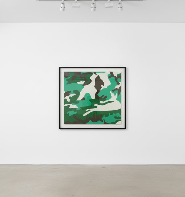 Andy Warhol - Camouflage F.S. II 406, 1987, Screen print on Lenox Museum Board