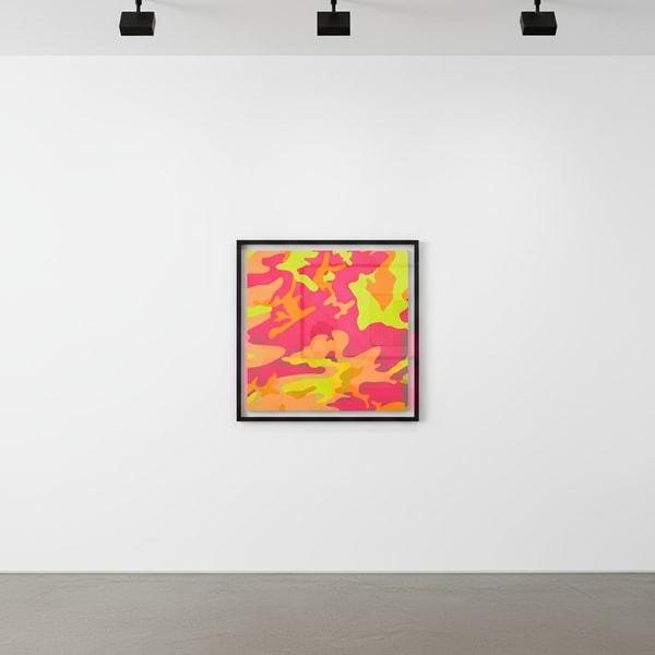 Andy Warhol - Camouflage F.S. II 409, 1987, Screen print on Lenox Museum Board