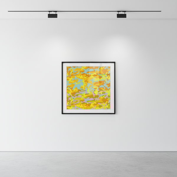 Andy Warhol - Camouflage F.S. II 413, 1987, Screen print on Lenox Museum Board