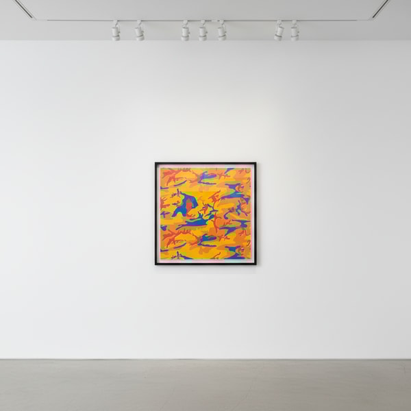 Andy Warhol - Camouflage Trial Proof TP 4/84, 1987, Screen print on Lenox Museum Board