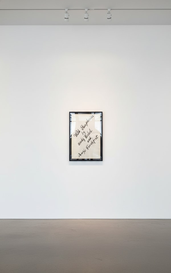 Andy Warhol - Cover Page, from Wild Raspberries, A Title Page, 1959, Offset lithograph on paper with hand coloring