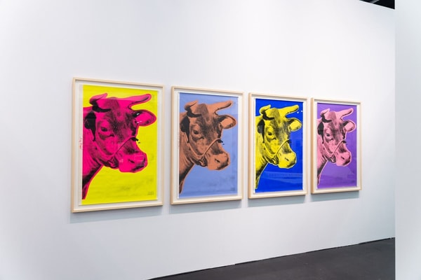 Andy Warhol - Cow Wallpaper Complete Portfolio (F.S ii 11-12A), 1976, Screen print on wall paper
