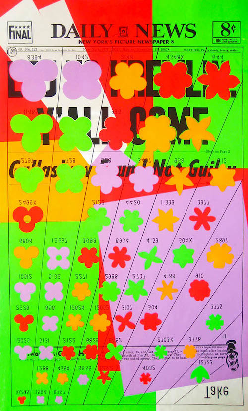 Andy Warhol - Daily News F.S. IIIB 1, 1967, Screen print on paper