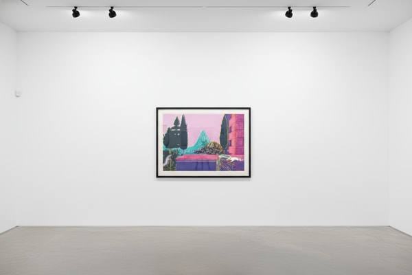 Andy Warhol - Details of Renaissance Paintings (Leonardo da Vinci, the Annunciation, 1472) (F.S. II 321), 1984, Screen pri...