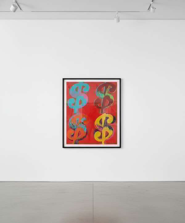 Andy Warhol - Dollar Sign F.S. II 281-282 (4) , 1982, 1982, Screen print on Lenox Museum Board